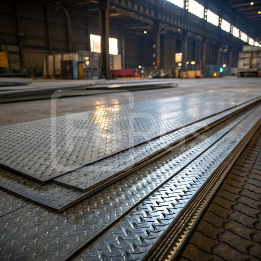 Лист алюминиевый рифленый квинтет 1,5х500 мм АМц ТУ 1-801-20-2008