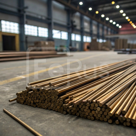 Пруток бронзовый 100 мм БрАЖМц10-3-1,5 ГОСТ 1628-2019