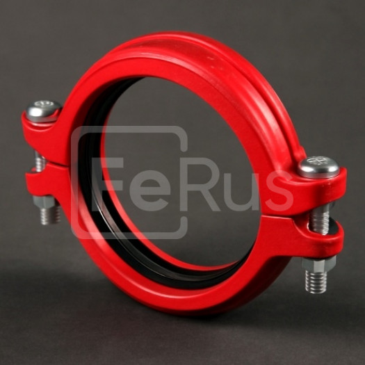 Муфта жёсткая угловая грувлок ковкий чугун ДУ 40 (ДН 48) 11/2